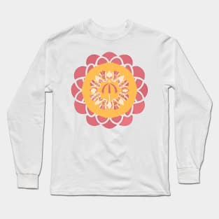 mandala Clamber Paintmandala Skip drawing Long Sleeve T-Shirt